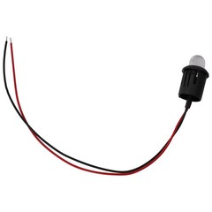10 Pack 10mm Pre Wired LED Water Clear Bulb Cable with Constant Light Output