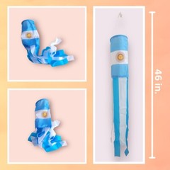 Argentina flag birthday party decoration soccer sports decor set of 4