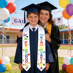 Preschool Graduation Stole Sash, Preschool Pre-K Graduation Decorations 2026, By
