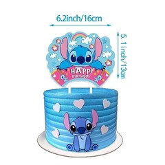 103PCS Stitch Theme Party Supplies Set – Birthday Decorations, Balloons, Banners