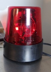 7” Rotating Police Party Light Red Flashing Beacon Novelty #1739 Spencer Red