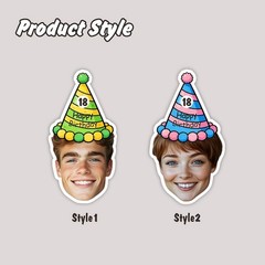 Custom Birthday Party Banner Decorations, Personalized with Names, Ages, Photos◐
