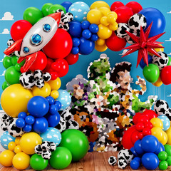ALL-IN-1 Toy Theme Balloons Arch Kit for It’S a Boy Story Baby Shower Decor