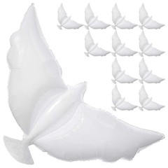 12-Pack Balloons Memorial Release in , Biodegradable White Angel Lanterns7837