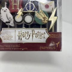Papyrus Birthday Candles, Harry Potter Cake Topper (9-Count)
