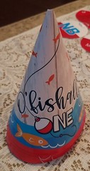 One Year Old Birthday Party Decorations Fishing Theme O Fishally Hats Banners