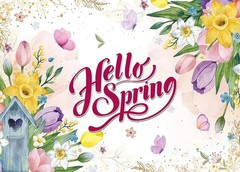 Spring Backdrop 8x6ft – Butterfly Flowers Party Banner for Birthday & Baby Showe
