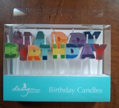 Design Design «Happy Birthday» Candle Set Multi-Colored 758-10242