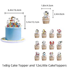 Cute Peanuts Snoopy Theme Party Supplies Set,for Kids Birthday Party Decoration