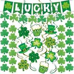 St Patricks Day Party Supply Lot 30pc Decor Set 50 Teacher Gift Tags Guinness