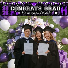 2026 Graduation Decorations Purple Class of 2026 Congrats Grad Banner We Are …