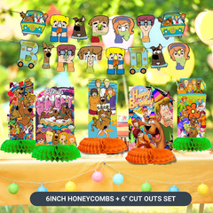 scooby doo 6PC Hanging Swirls party supplies decoration balloons birthday