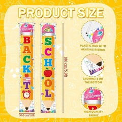3 Pcs Lightweight Back to School Banners – Easy Install for Every Classroom