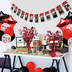 3 Pcs Graduation Table Centerpieces – Balloon Weight Centerpieces Blue Glitte…
