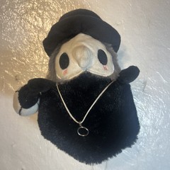 Halloween Plague Doctor Soft Plush Decoration 20cm Spooky Goth Creepy