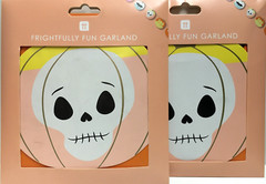PACK OF 2 FRIGHTFULLY FUN GARLAND By Talking Tables 3M 10 FT, HALLOWEEN NEW