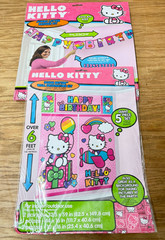 HELLO KITTY Birthday Party Supplies Lot Jumbo Letter Banner Wall Decorating Kit