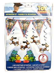 Disney Pixar Toy Story 4 (3-Pack; 9pc) Birthday Party Supply Kit Banner