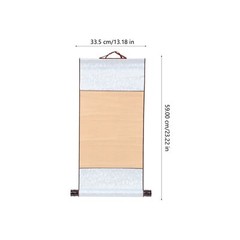 Rice Paper Scroll Kids Paint Paper White Banner Blank Canvas Banner White Dra…