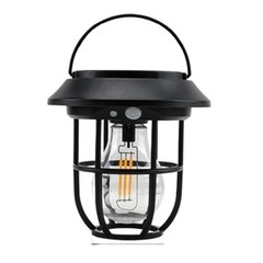 Solar Ground Stake Light for Outdoor Camping Wall Mount Warm White LED IP55