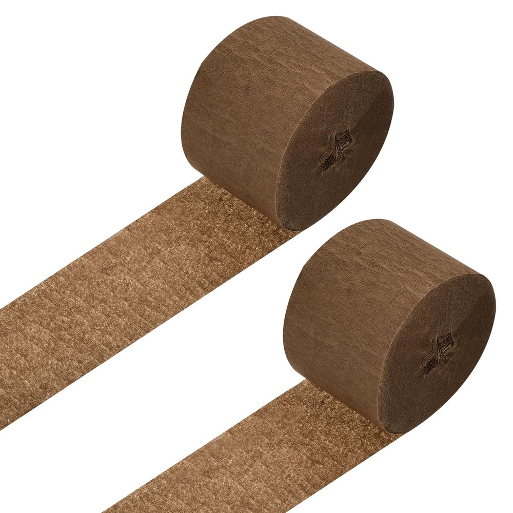 Crepe Paper Roll, Brown Crepe Paper Streamers Sheets, for Party Streamer Deco…