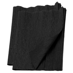 2 Pack Crepe Paper Rolls 7.5ft Long 20 Inch Wide Large Hanging Backdrop Black