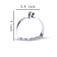 4 inch Pumpkin Cookie Cutter – Stainless Steel