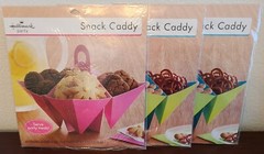 3 Packs Hallmark Party Snack Caddy Displaying Treats, Food Items @ Get Togethers