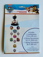 Paw Patrol Birthday Party Decorations Lot New Hanging Decor Candles 4 Pc Set