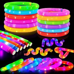 12PCS Glow Sticks Party Favors for Kids Light Up Necklace Bracelet Birthday Fun