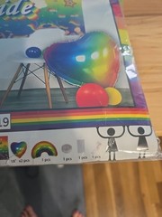 Pride New Large Lot Rainbow Party Accessories, Banner, Foil Set