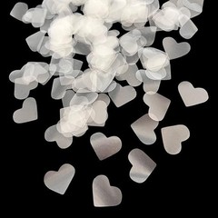 Water Soluble Rice Paper Heart Confetti 28000 Pieces 150 Gram Biodegradable