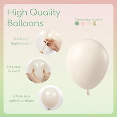 60Pcs Pink and Green Balloons 12Inch with Sage Green Light Pink Sand White Metal