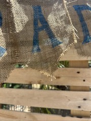 2026 Grad Burlap Sign Hand Made Banner Only