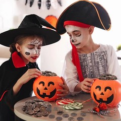 Pirate Coins Gold 10-50pc Plastic Metal 3.8cm Kids Birthday Party Treasure Chest