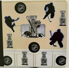 12 Piece DesignWare NHL Cutouts Stanley Cup Pucks Hockey Players