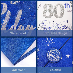 80Th Birthday Decorations for Men or Women, Creative 80Th Birthday Guest Book Al