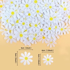 250PCS Daisy Confetti Flower Table Confetti Bridal Baby Shower Decorations En…