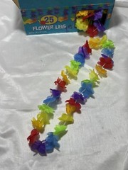 Flower Leis Summer Hawaiian Luau Party Supplies 36” Open Box 13 Each