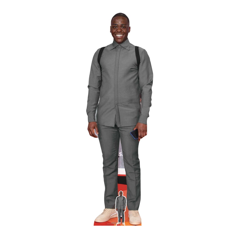 Ncuti Gatwa Celebrity Actor Lifesize and FREE Mini Cardboard Cutout
