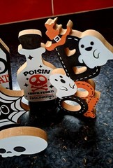 Spooky Halloween Wooden decorations,home Decor , Party Accessories
