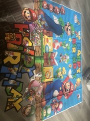 Super Mario Birthday Party Decoration Set Banner Backdrop Balloons Toppers