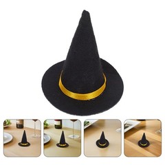 30 Pcs Mini Felt Witch Hat Hallowween Decoration Party Bottle Topper Toppers