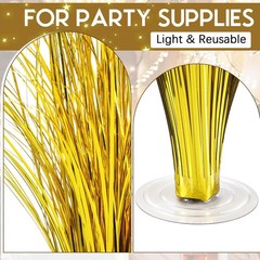 4 Pcs Plastic Metallic Spray Centerpieces for Table Decorations for Celebrati…