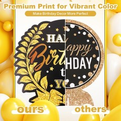 Happy Birthday Party Decoration Set: Including Birthday Banner Backdrop, Part…
