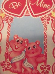 10″ Bears Honeycomb Valentine Centerpiece Decoration Vintage Paper Fantasies NIP