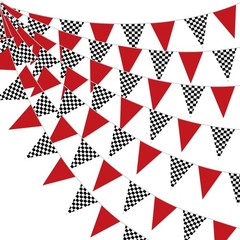 33Ft Racing Car Party Decorations Race 5 x 7 inches, red,black,white