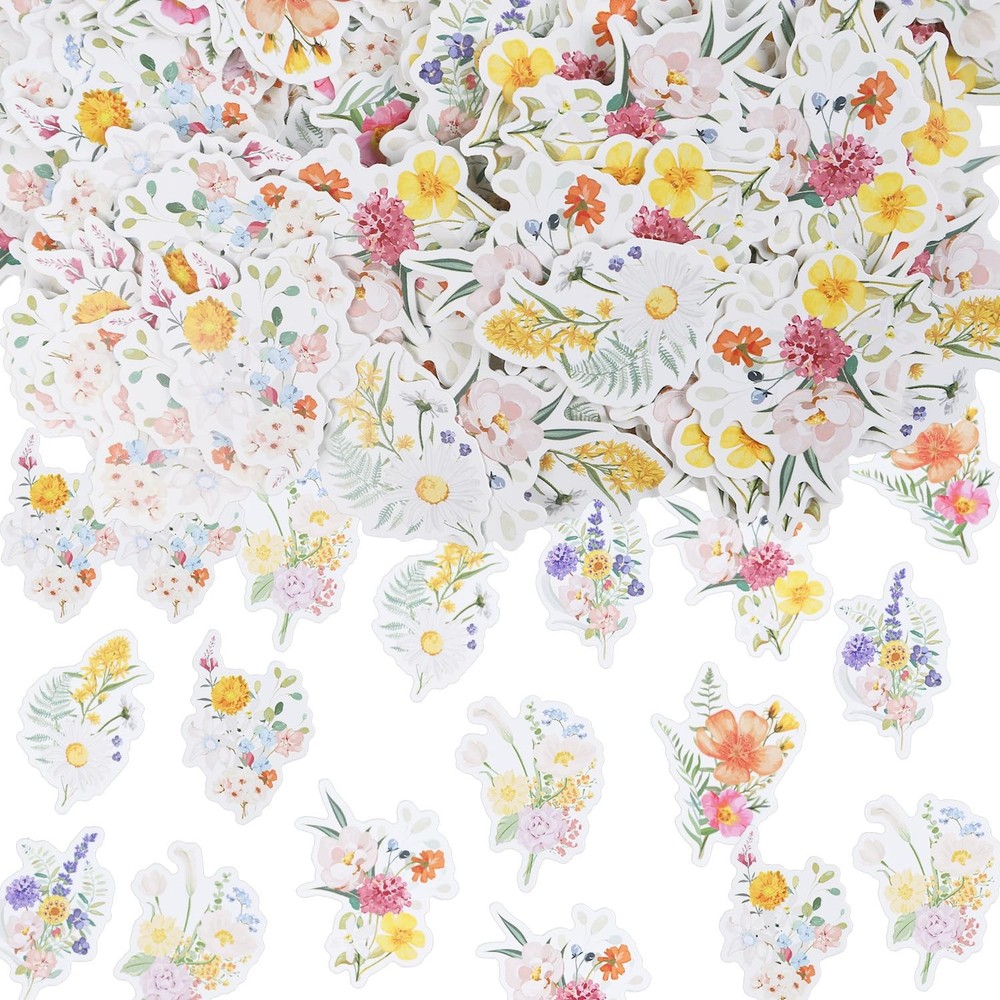 240 PCS Wildflower Party Confetti Scatter Paper Floral Table Decoration