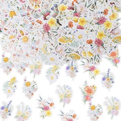 240 PCS Wildflower Party Confetti Scatter Paper Floral Table Decoration