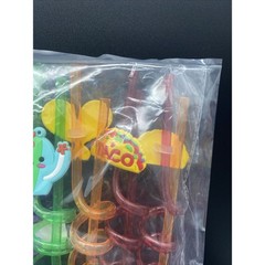 24 – Fiesta Party Hard Plastic Straw Set – Cinco de Mayo/Fiesta Theme Party